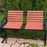 Кресло качалка металлическое садовое Белочки на дереве 301-005 - фото 54266