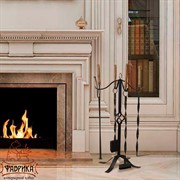 Стойка каминных аксессуаров кованая 504-06 - фото 5438