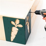 Кронштейн угловой для высоких грядок Морковка 801-013Gr - фото 54589