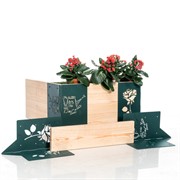 Кронштейн угловой для высоких грядок Роза 801-005Gr - фото 54640