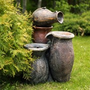 Фонтан садовый Кувшины перелив высота 76см стеклопластик U08998 - фото 54722