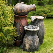 Фонтан садовый Кувшины перелив высота 76см стеклопластик U08998 - фото 54723