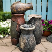 Фонтан садовый Кувшины перелив высота 76см стеклопластик U08998 - фото 54726