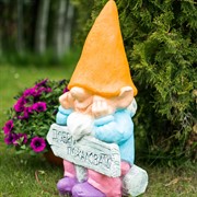 Фигура Гном в оранжевом колпаке Добро пожаловать F08370-Or - фото 54735