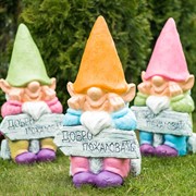 Фигура Гном в оранжевом колпаке Добро пожаловать F08370-Or - фото 54737