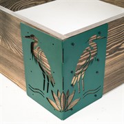 Кронштейн угловой для высоких грядок зелёный Аист 801-012Z - фото 54925