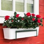 Подставка балконная для цветов кованая длина 41см 51-032 - фото 55042