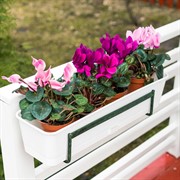 Подставка балконная для цветов кованая длина 41см 51-032 - фото 55044