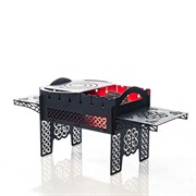 Гриль угольный мангал барбекю разборный кованый 102-010 - фото 55051