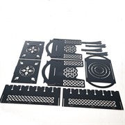 Гриль угольный мангал барбекю разборный кованый 102-010 - фото 55054