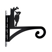 Кронштейн для подвесного кашпо металлический настенный Дятел 201-018 - фото 55080