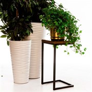 Подставка напольная Лофт металл и дерево высота 60см 66-216-TS - фото 55087