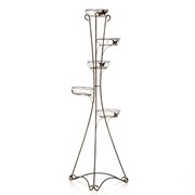 Подставка Лоза напольная стойка металл на 5 цветов чёрная 14-105-B - фото 55135