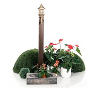 Колонка садовая для воды с поддоном металлическая U09121 - фото 55146