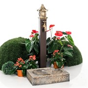 Умывальник колонка садовая с поддоном и декоративной заглушкой Пагода U09119 - фото 55499