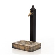 Умывальник колонка садовая с декоративным поддоном под Орех U09128 - фото 55525