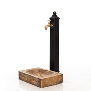 Умывальник колонка садовая с декоративным поддоном под Вишню U09131 - фото 55534