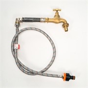 Умывальник колонка садовая с декоративным поддоном под Вишню U09131 - фото 55535