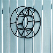 Катушка для садового шланга чёрная настенная металл 54-627B - фото 55550 Катушка для садового шланга чёрная настенная металл 54-627B - фото 55550