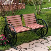 Скамейка садовая Белочки лазерная резка 302-001 - фото 55577