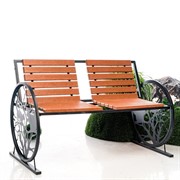 Скамейка садовая Белочки лазерная резка 302-001 - фото 55580