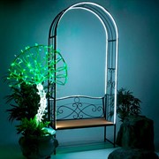 Арка садовая со скамейкой разборная 863-24R - фото 55915