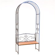 Арка садовая со скамейкой разборная 863-24R - фото 55917