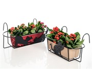 Кронштейн для растений балконный резной Кошка длина 52см металл 203-009 - фото 56016