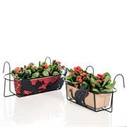 Кронштейн для растений балконный резной Кошка длина 52см металл 203-009 - фото 56017