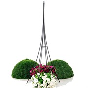 Опора для растений кованая высокая чёрная 58-900 - фото 56039