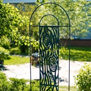 Шпалера для вьющихся кованая зелёная 202-102 - фото 56064