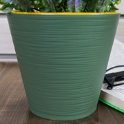 Горшок Конус 2,3л нефрит с вкладкой - фото 56130