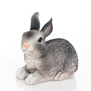 Фигура для сада Зайчонок серый U09089-Gray - фото 56166
