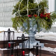 Вазон уличный античный высота 60 см под бетон U07931-BT - фото 56175