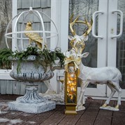 Вазон уличный античный высота 60 см под бетон U07931-BT - фото 56177