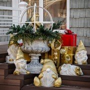 Вазон уличный античный высота 60 см под бетон U07931-BT - фото 56178