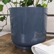 Горшок Дельта 17х17 3,2 л антрацит с вкладкой - фото 56203