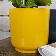 Горшок Дельта 17х17 3,2 л медовый с вкладкой - фото 56207