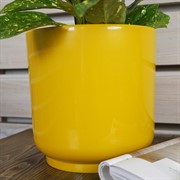 Горшок Дельта 19х19 4,4л медовый с вкладкой - фото 56209