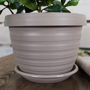 Горшок Толедо 2л фраппе - фото 56285