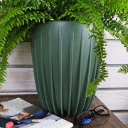 Горшок Сигма 10,2л нефрит с вкладкой - фото 56311