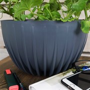 Миска Сигма 9л антрацит - фото 56338