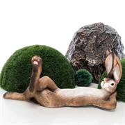 Фигура Заяц лежит на спине U09053 - фото 56357