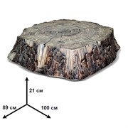 Крышка люка Пень средний полистоун U07698 - фото 56394