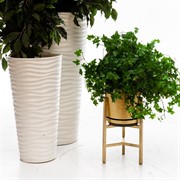 Подставка напольная под 1 цветок малая металл высота 36см 66-225 - фото 56468