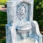 Фонтан каскад Львиная голова стеклопластик под бетон высота 147см U07687 - фото 56511