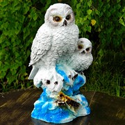Фигура Сова с совенком декоративная 37 см F07097 - фото 56606