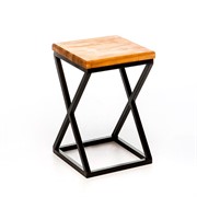 Подставка под цветы напольная Лофт с деревом высота 47см 66-201-TS - фото 56615