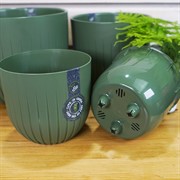 Горшок Альфа 1,4л нефрит с вкладышем - фото 56656