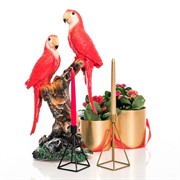 Подсвечник кованый настольный Треугольник чёрный 607-61-B - фото 56812